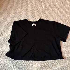 Black Crop Top from Aritzia